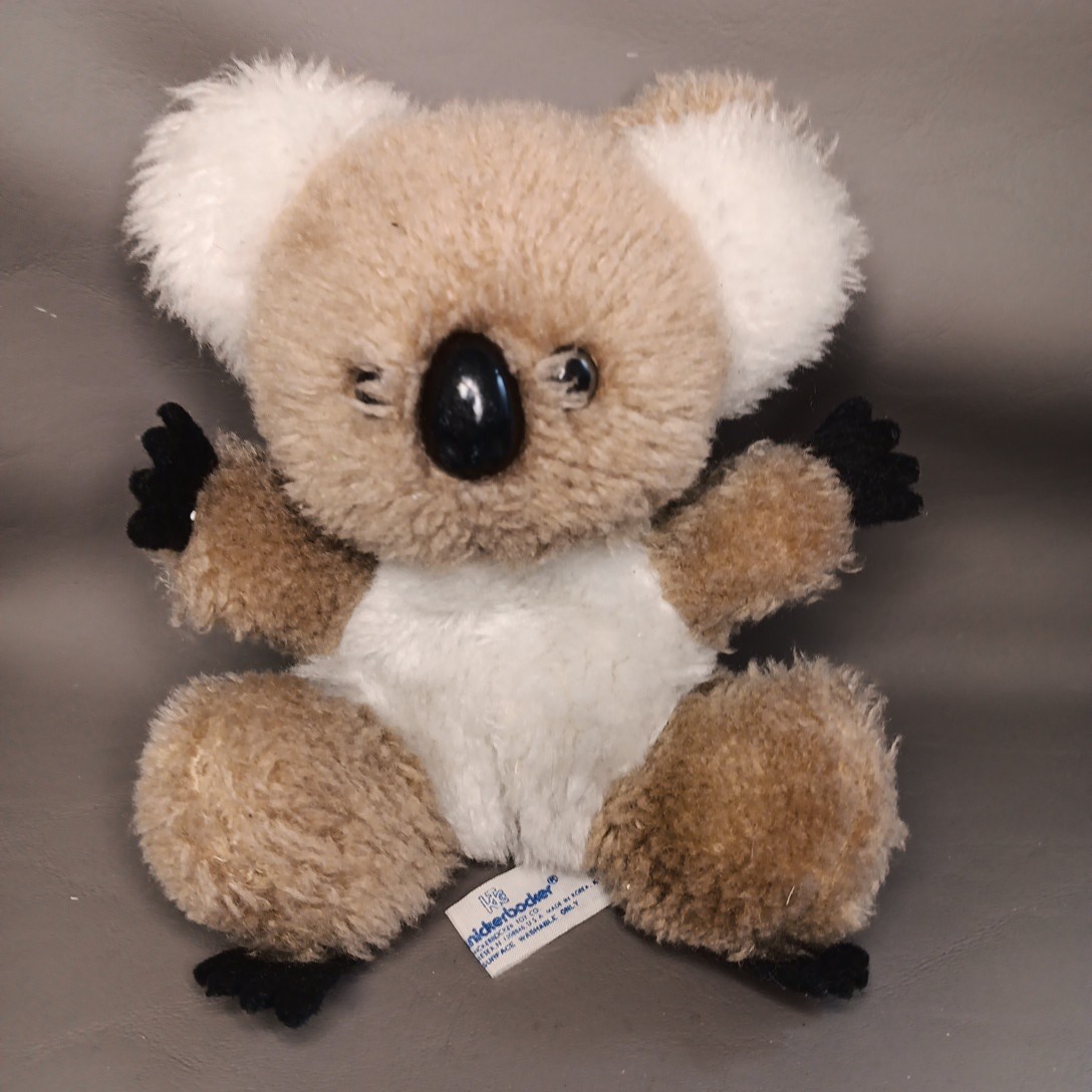 Vintage 80's Knickerbocker Applause Brown Koala Bear Plush Toy 5 1