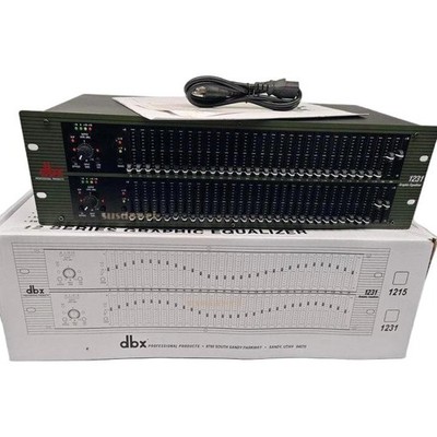 dbx 1231 Dual Ch 31-Band Graphic Equalizer with 6 or 15 dB Switchable Boost/Cut