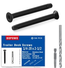 1/4-20 x 2 1/2 Flat Head Floorboard Screws, Type F, (T-30 Drive and 7/32 Dril...