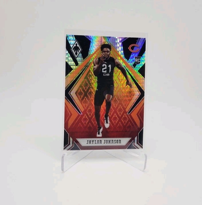 JAYLON JOHNSON 2020 Panini Phoenix Fire Burst Prizm Rookie #164 CHICAGO BEARS