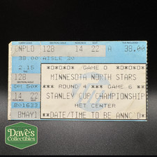 1991 STANLEY CUP *CLINCHER* GAME 6 TICKET STUB PITTSBURGH PENGUINS WIN! LEMIEUX