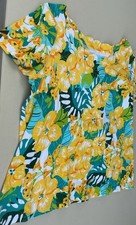 Kim Rogers Top Womans XL Shirt Scalloped Neck...