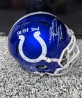 RILEY LEONARD signed INDIANAPOLIS COLTS FULL Size Rep Helmet w/ COA JSA
