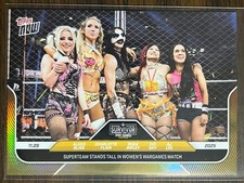 2025 Topps Now WWE #128 Alexa Bliss Flair Ripley Iyo Sky AJ Lee GOLD 04/50