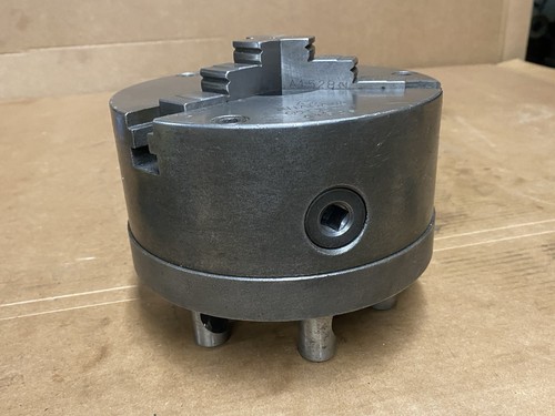 Kitagawa 3 Jaw Lathe Chuck With D1-6 Mount Back Plate - Picture 14 of 15