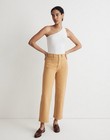 NWT Madewell Emmett 2.0 Wide-Leg Crop Pants Earthen Gold Size 25 $98 — photo 1