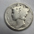 1925-D Mercury Dime - Actual Silver Coin  Same Day Shipping
