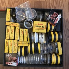 Assorted Lens Filters Rings. KODAK,TIFFEN,WRATTEN, LOT Read Description