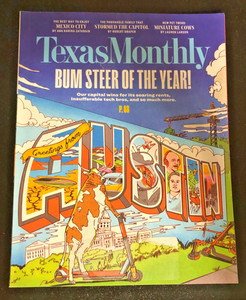 Texas Monthly Magazine Bum Steer of the Year! January 2023 #157