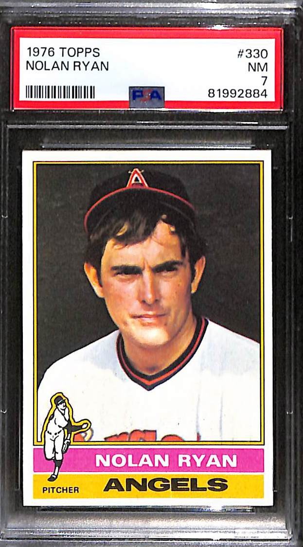 1976 Topps #330 Nolan Ryan PSA 7 NM 81992884 