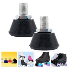 1 Pair Adjustable Rubber Toe Stops for Roller Skates Durable Brake Tools