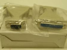 One 1 lot of 10 new 9 pin DB9M to 25 pin DB25F Adaptor - Generic brand