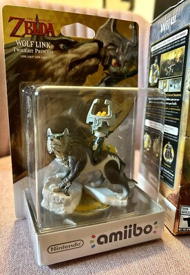 Zelda Twilight Princess HD Wii U Outer Box And Sealed Wolf Link