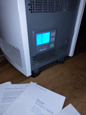 NO FILTERS INCLUDED Blueair 650E Air Purifier WITH MANUALS NO FILTERS INCLUDED Blueair 650E Air Purifier WITH MANUALS