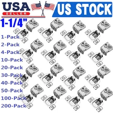 1-200x 1-1/4" Overlay Soft Close Cabinet Hinge Face Frame 105° Compact Handware