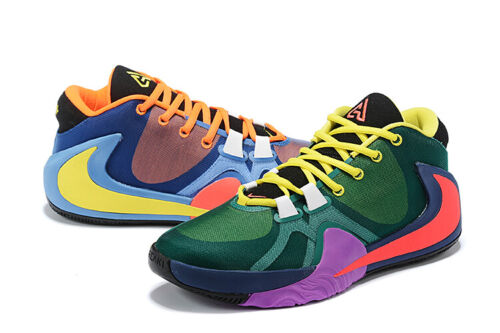 Nike Zoom Freak 1 GS WHAT THE 5.5Y Basketball Shoe MultiColor Giannis CU1486-800