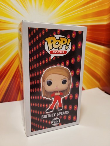 Funko Pop Britney Spears 215 Red Jumpsuit Oops I did it again - Picture 3 of 6