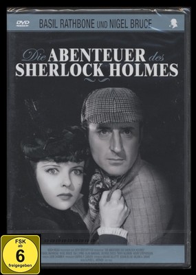 DVD DIE ABENTEUER DES SHERLOCK HOLMES - BASIL RATHBONE *** NEU ***