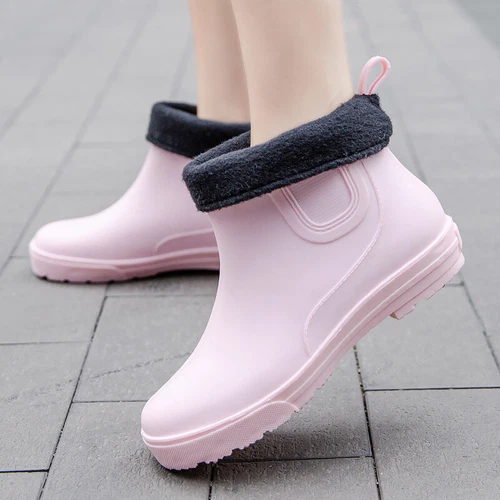 Stivali donna larghi polpaccio comodi in gomma stivali da pioggia donna stivali da pioggia slip on outdoor - Foto 14 di 49