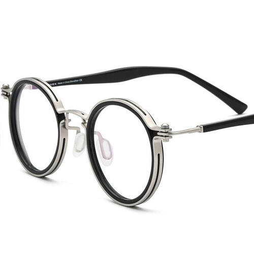 Brand Designer Acetate Round Eyeglass Frames Japanese style Retro