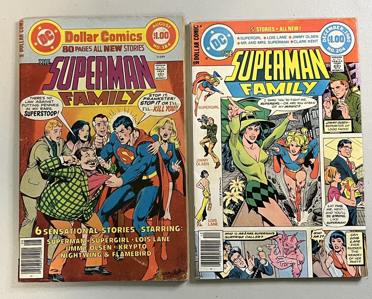 SUPERMAN FAMILY #184 * 204 DC Comics * 1977 Comic Book - Vintage