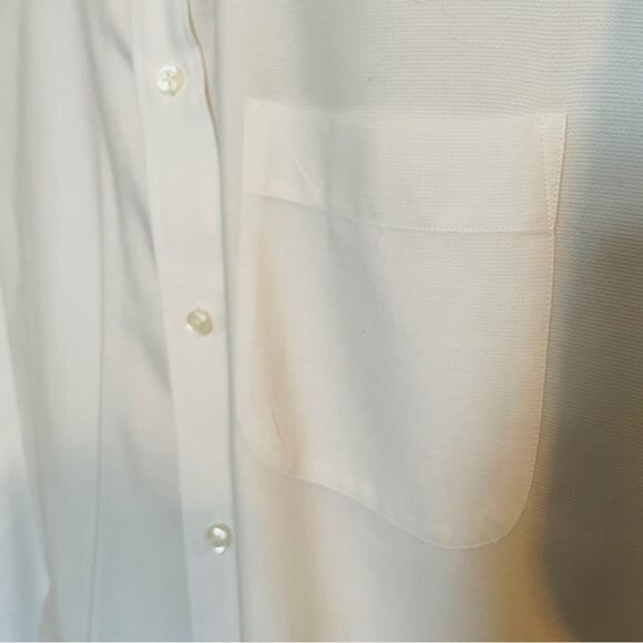 FILA Camicia uomo Tailor's Row Finery 100% cotone pregiato manica corta taglia 16 collo