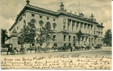 Germany AK Berlin 10117 - Abgeordnetenhaus 1905 cover on postcard USA RPO TPO