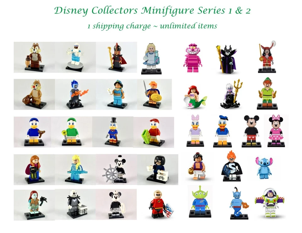 Lego Disney Series 1 & Series 2 Collectible Minifigures 71012 & 71024 New - Image 1 of 1