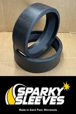 HDPE Drift Sleeves 11.3" Dia 4" Wide 3/4" Thick with Round Edges and Grip Tape