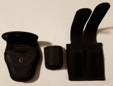 Duty Belt Pouches. Double Mag, Handcuff, Flashlight.