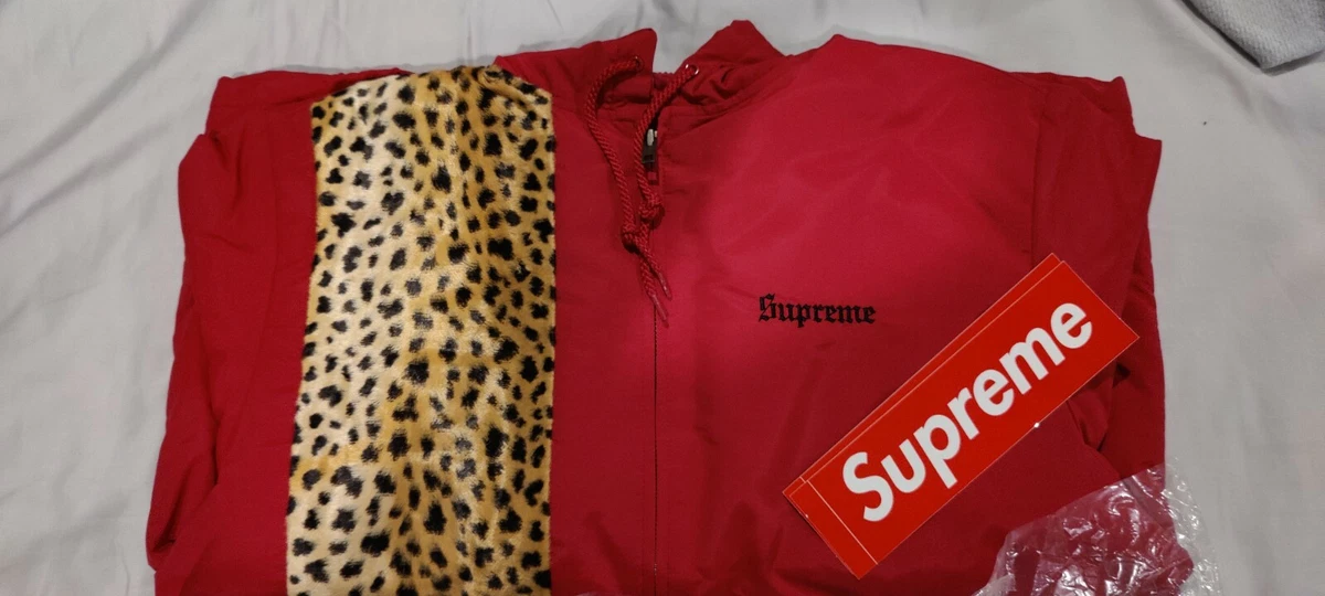 Supreme Cheetah Hooded Station Jacket M New