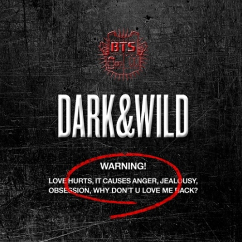BTS-[DARK&WILD] 1st Album CD+120p PhotoBook+2p PhotoCard+Gift DARK