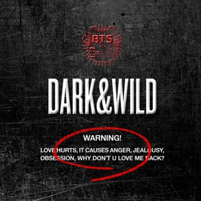BTS-[DARK&WILD] 1st Album CD+120p PhotoBook+2p PhotoCard+Gift DARK and WILD Kpop