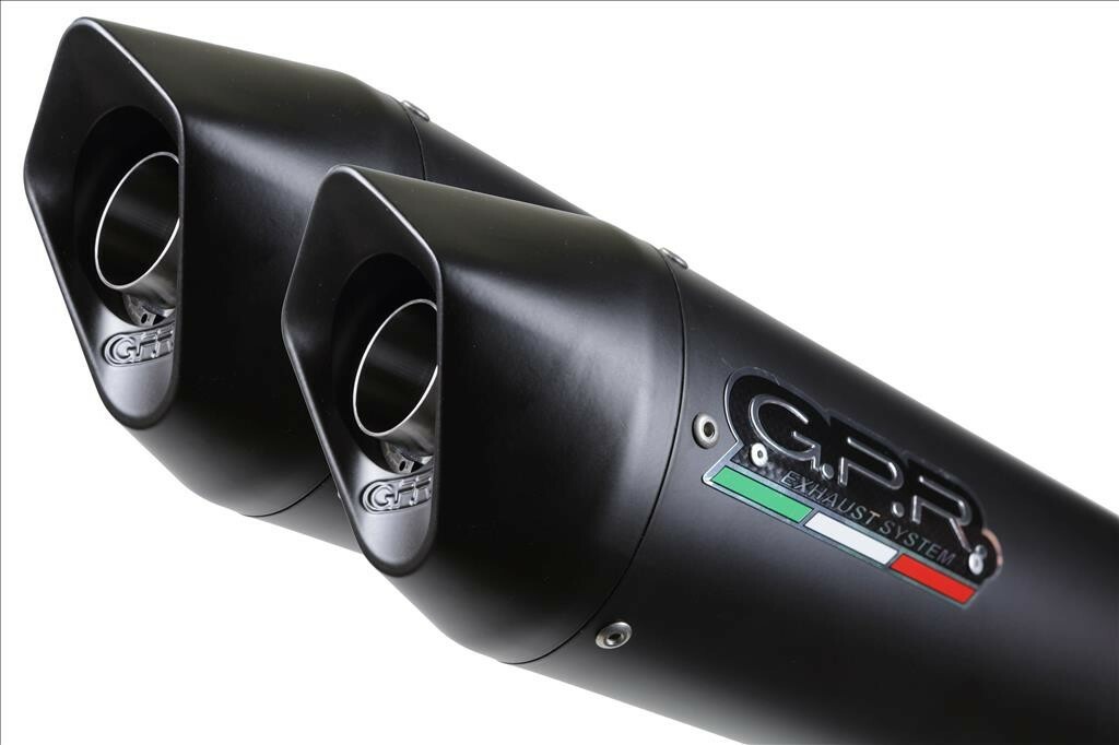GPR Exhaust Cagiva Raptor 650 2001-2005 Pair Homolog Slip-On 