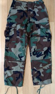 ripstop woodland camo bdu pants