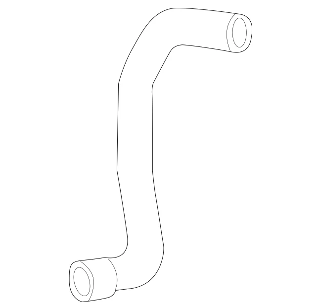 Manguera refrigerante radiador TOYOTA LAND CRUISER LX470 GENUINA 16571-50150 16572-50150 Foto 4 de 4