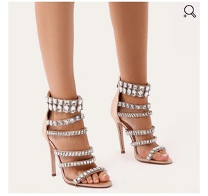 gold embellished heels