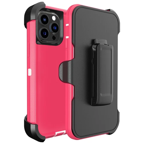 Funda protectora de alta resistencia para iPhone 16 Pro Max 15 14 13 12 11 + funda con clip para cinturón - Imagen 32 de 37