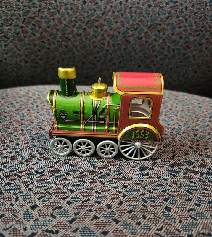 Hallmark 1983 Tin Locomotive # 2 Series  Ornament IN BOX