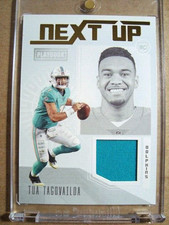 2020 Tua Tagovailoa Panini Playbook Rookie Next Up Jersey/Patch RC MINT 🔥🔥🔥