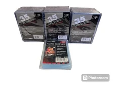 100 Ultra Pro Toploaders Card Protectors Clear 35-Count 3" x 4" and soft sleeves