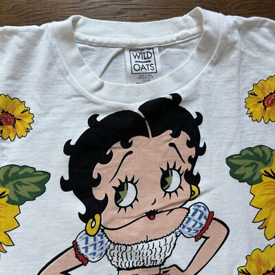 CASTEL BAJEC Betty Boop イエローシャツ Vintage 1994 Betty Boop T Shirt Size Large- Reprint | eBay