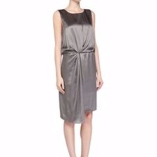 Halston Heritage front twist tank dress XXS BNWT