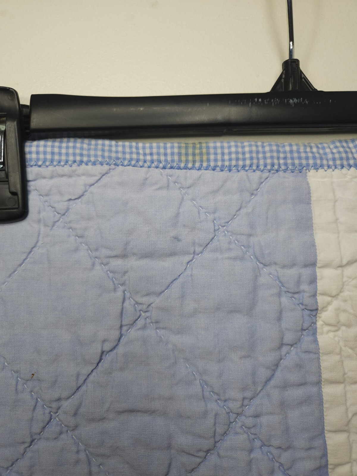 Vtg Hand Embroidered Hand Tied Baby Blanket Quilt Nursery Rhymes