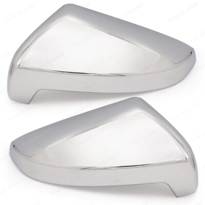 Fits Mazda/Isuzu BT-50 D-Max V-Cross 2021 '22 Chrome L+R Side Mirror Cover Trim