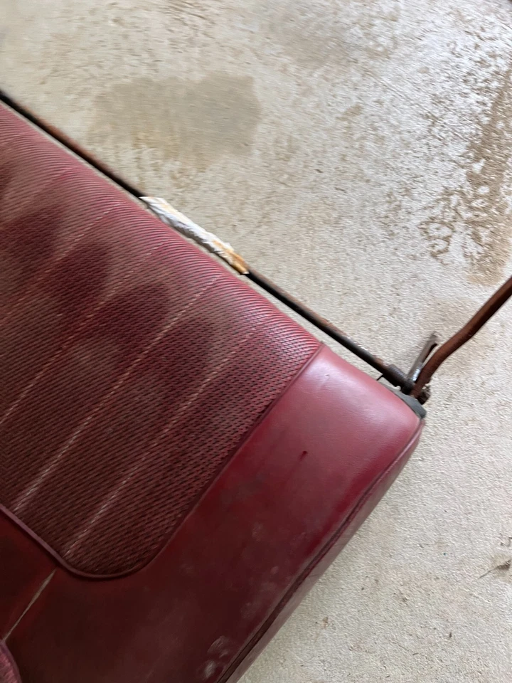 1980 81 82 83 84 85 86 Ford F150 F250 F350 bench seat BACK TOP PORTION SECTION O - Image 3 of 4