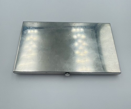 Georg Jensen USA Ancien Argent Sterling Virgo Zodiac Grand Cigarette Étui - Photo 9 sur 12