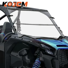 Clear Flip Fold Windshield For Kawasaki Teryx / Teryx4 800 4x4 2016-2023