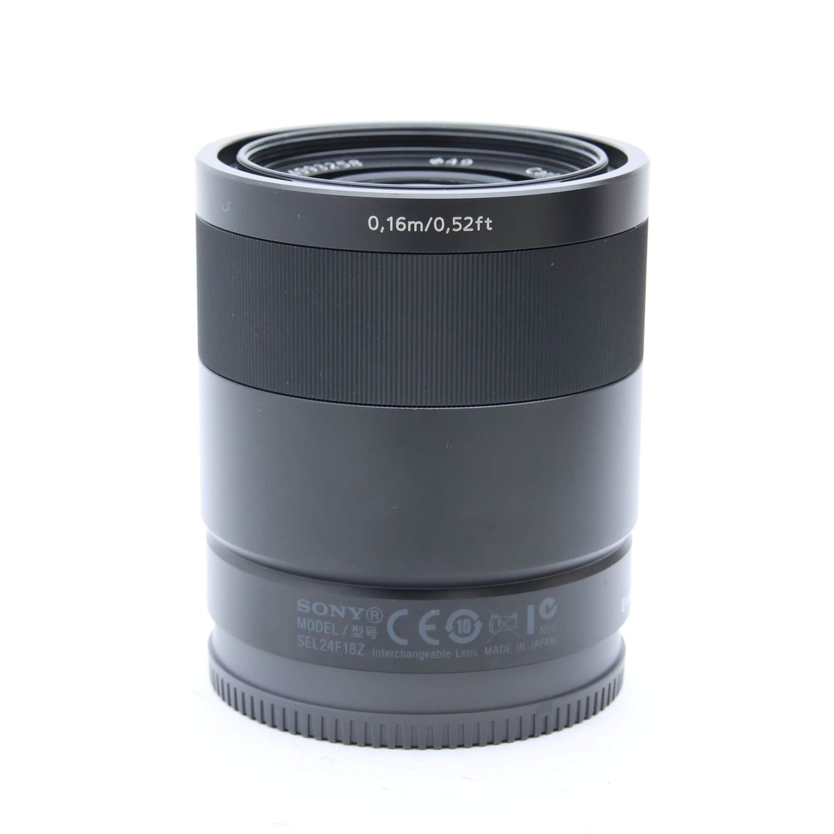 SONY ZEISS Sonnar T* E 24mm F/1.8 ZA SEL24F18Z (E mount) APS SONY ZEISS Sonnar T* E 24mm F/1.8 ZA SEL24F18Z (E mount) APS
