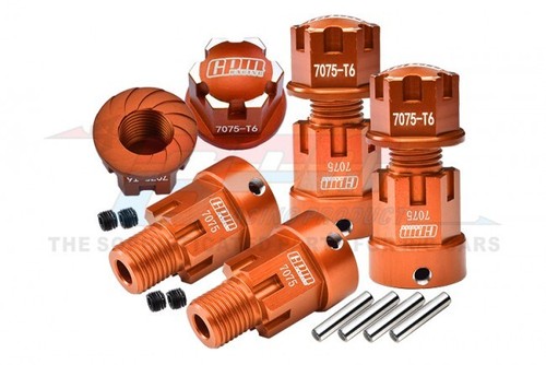 ADAPTADORES HEXAGONALES GPM SCX6010+20MM + BLOQUEO DE RUEDA DE 20mm para rastreador axial radiocontrol 1/6 4x4 scx6 - Imagen 11 de 13